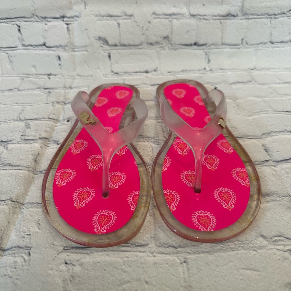 Paisley Pink Flip Flops